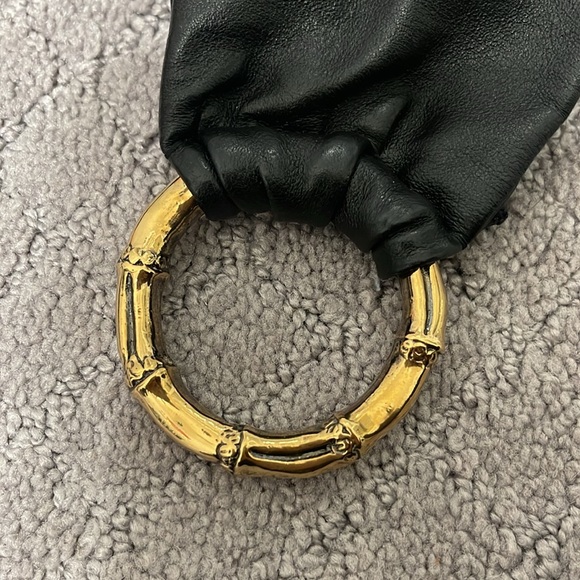 Gucci . Bamboo black leather belt - Picture 6 of 7